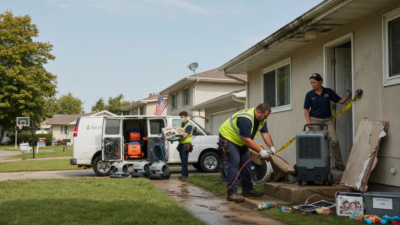 Water Damage Restoration in Bronson, KS near me